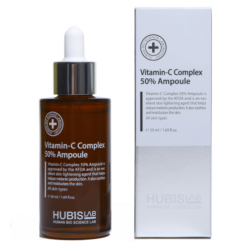 "HUBISLAB" skaistinantis serumas "VITAMIN - C COMPLEX 50% AMPOULE", 50 ML