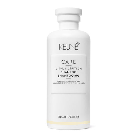 KEUNE CARE ŠAMPŪNAS SAUSIEMS, PAŽEISTIEMS PLAUKAMS "VITAL NUTRITION"