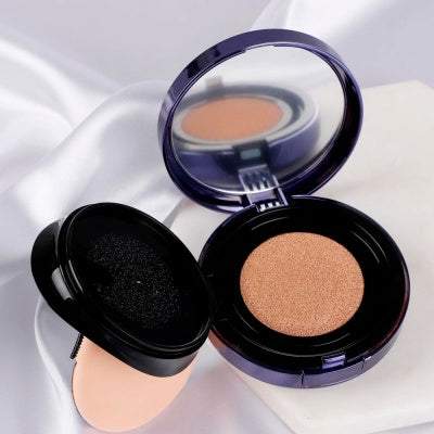 "CUSKIN" INOVATYVUS MAKIAŽO PAGRINDAS KEIČIAMU UŽPILDU "SKINFIT CUSHIONPACT" SPF50+ PA+++ NR.23, 15g + 15g