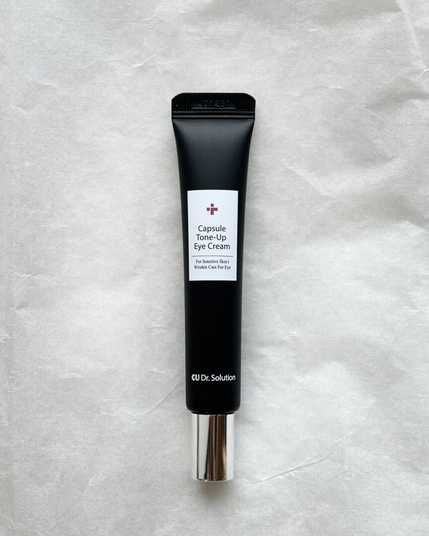 CUSIN ŠVIESINANTIS IR RAUKŠLES MAŽINANTIS PAAKIŲ KREMAS SU KALAMINO KAPSULĖMIS "CAPSULE TONE - UP EYE CREAM", 20 ML