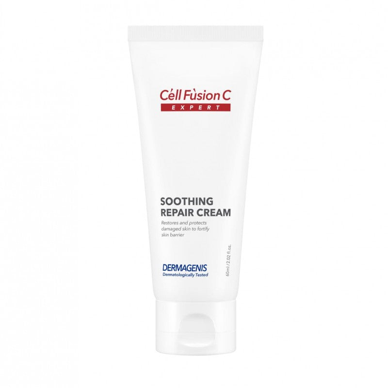 "CELL FUSION C EXPERT" ATSTATANTIS PAŽEISTOS ODOS KREMAS "SOOTHING REPAIR CREAM", 60 ML