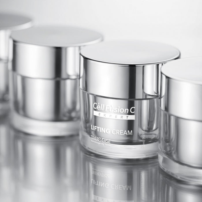 Cell Fusion C Expert Timereverse Lifting Cream stangrinantis veido kremas su peptidais

