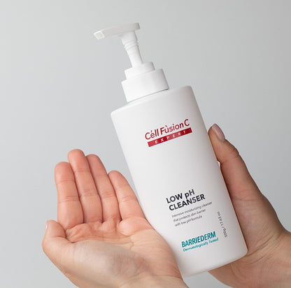 CELL FUSION C EXPERT UNIVERSALUS PRAUSIKLIS SAUSAI ODAI „BARRIEDERM LOW PH CLEANSER“, 500 ML