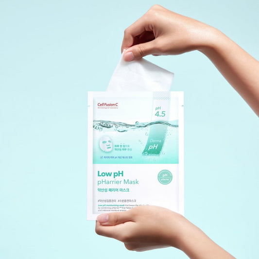 CELL FUSION C drėkinanti lakštinė veido kaukė "LOW PH PHARRIER MASK"