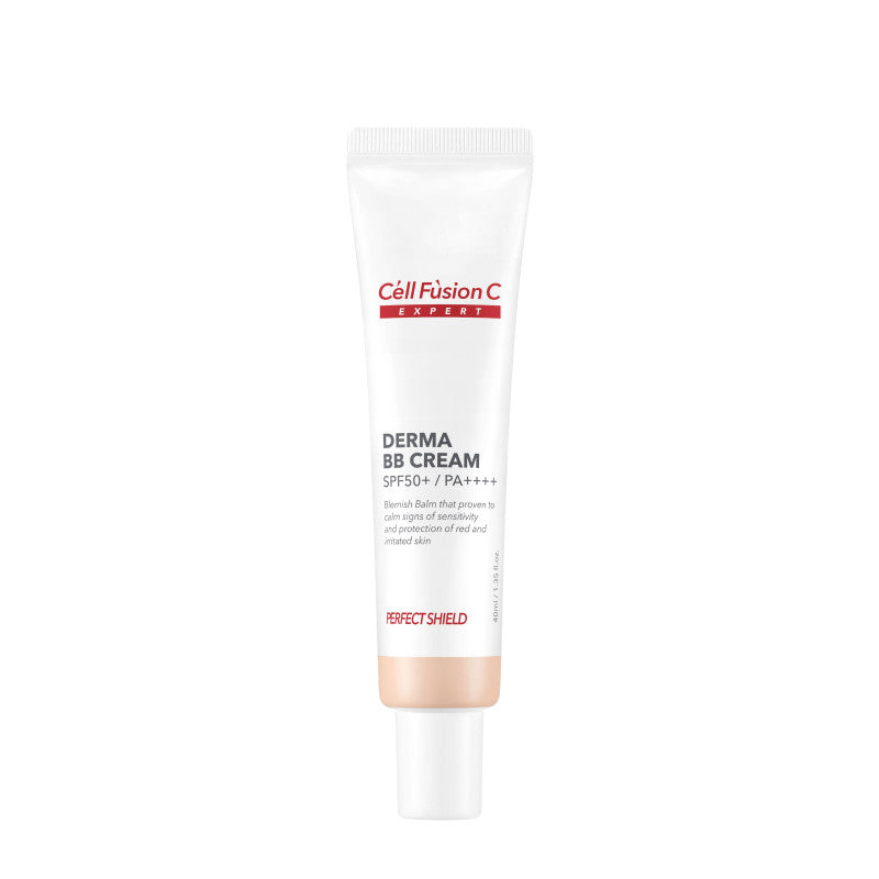 Cell Fusion C Expert Derma BB Cream 40ml – BB kremas SPF50+ PA++++ su Centella. Maskuoja, ramina, drėkina po procedūrų. Karale.lt