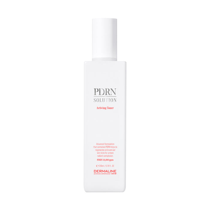 "DERMALINE" šviesinantis, odos būklę gerinantis veido tonikas "PDRN SOLUTION TONIC", 200 ml