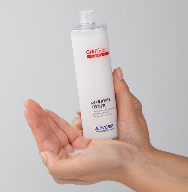 CELL FUSION C EXPERT PH BUIOME TONER jautrios ods tonikas, stiprinantis barjerą
