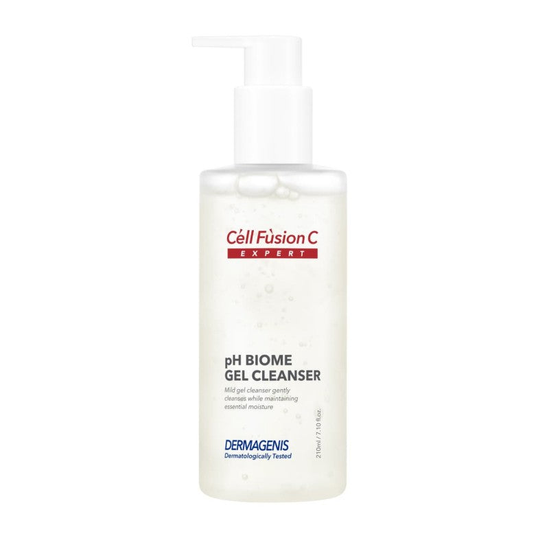 "CELL FUSION C EXPERT" SILPNAI RŪGŠTINIS PRAUSIKLIS "pH BIOME GEL CLEANSER", 210 ML