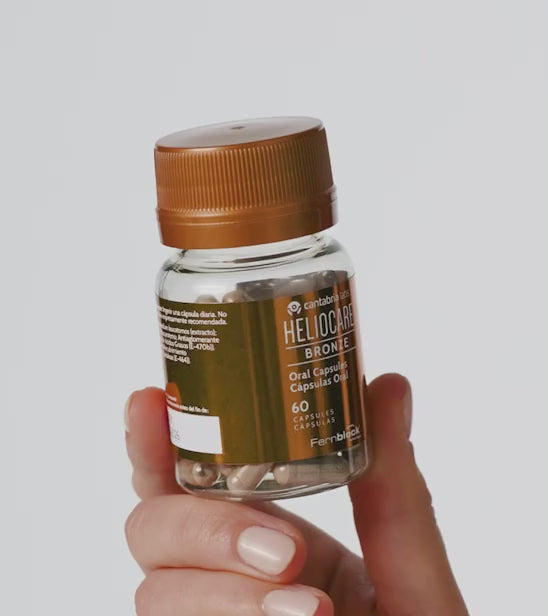 "HELIOCARE 360" maisto papildai įdegiui "ORAL BRONZE", 60 kapsulių