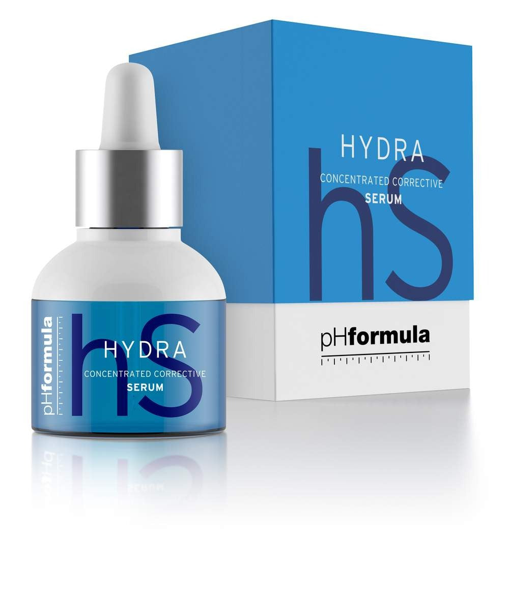 "PH FORMULA" KONCENTRUOTAS KOREGUOJAMASIS SERUMAS ODOS DRĖGMEI "HYDRA", 30ML