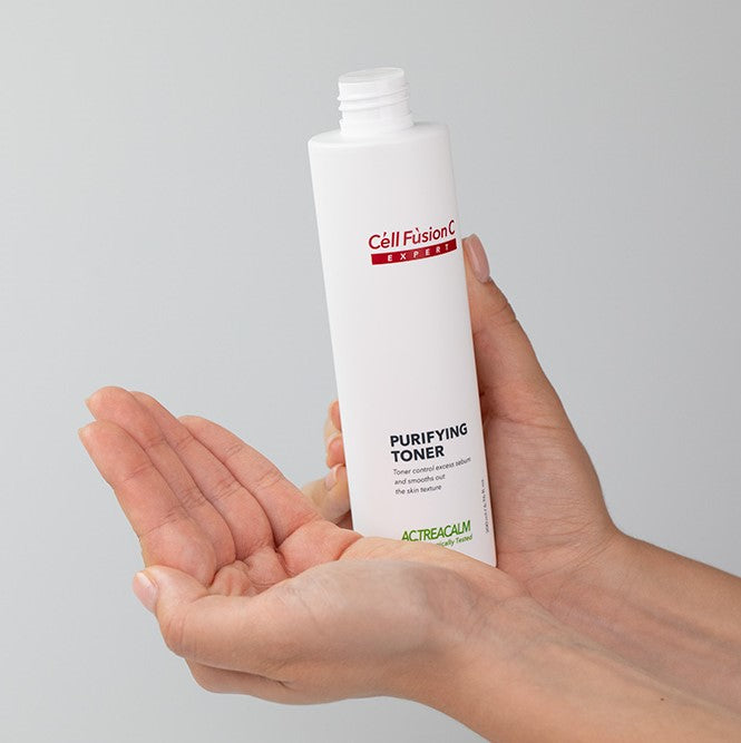"CELL FUSION C EXPERT" RIEBALŲ IŠSISKYRIMĄ REGULIUOJANTIS TONIKAS "PURIFYING TONER", 200 ML