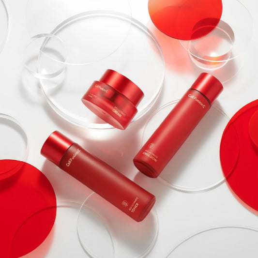 CELL FUSION C VEIDO ODOS RINKINYS MAITINIMUI IR STANGRINIMUI "RED ULTIMATE SET"