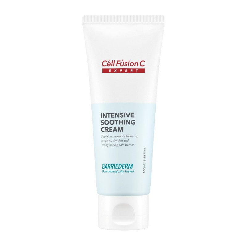 "CELL FUSION C EXPERT" vėsinantis, raminantis veido kremas "BARRIEDERM INTENSIVE SOOTHING CREAM", 100 ML