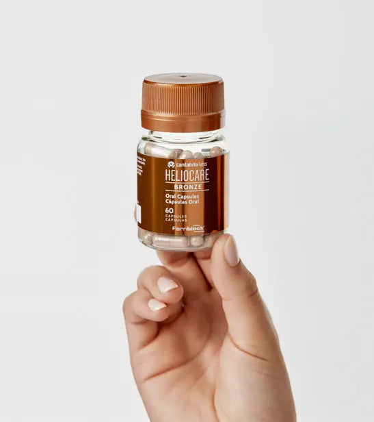 "HELIOCARE 360" maisto papildai įdegiui "ORAL BRONZE", 60 kapsulių