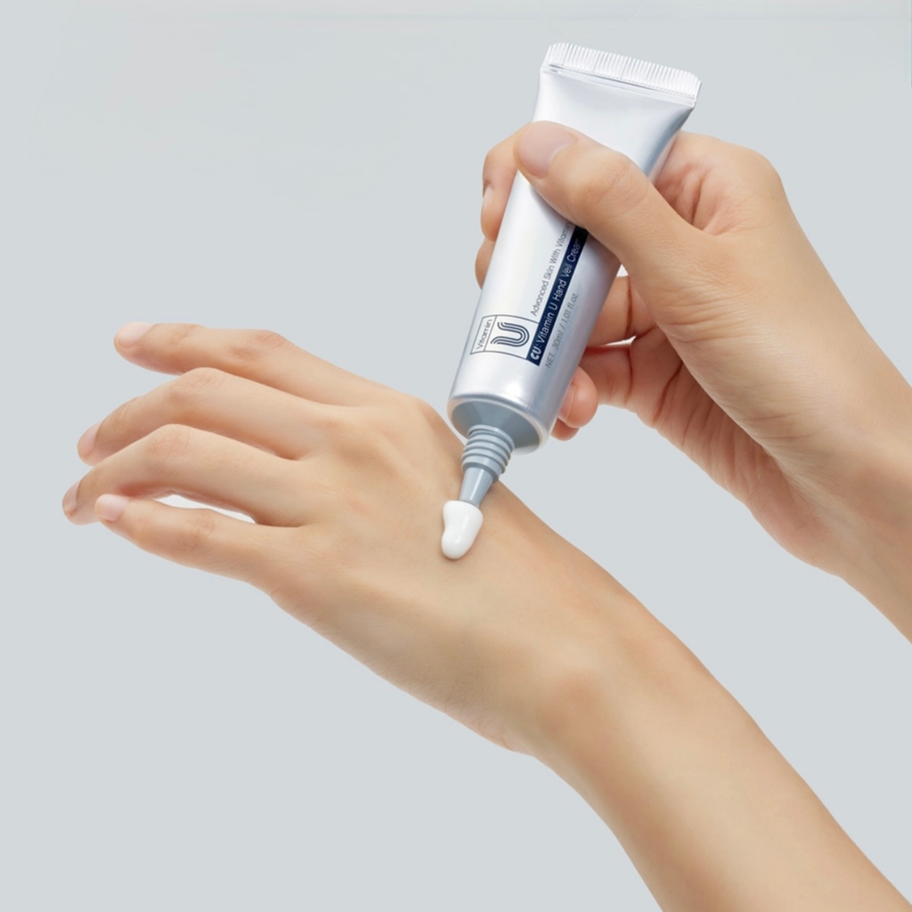 "CUSKIN" rankų kremas "VITAMIN U HAND VEIL CREAM", 30 ML