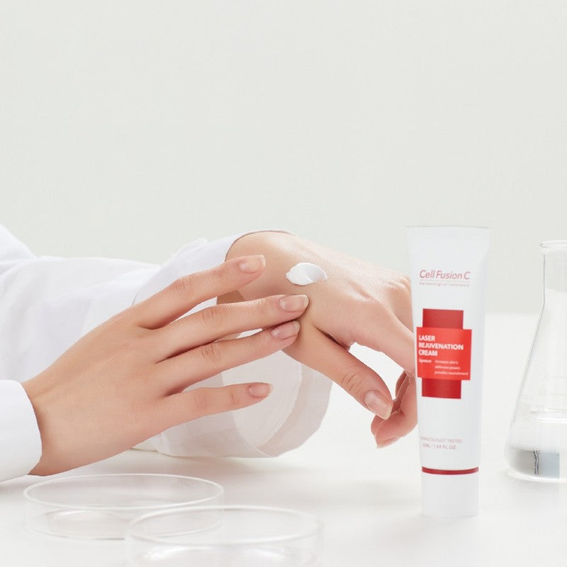 "CELL FUSION C" DRĖKINANTIS IR MAITINANTIS VEIDO KREMAS "LASER REJUVENATION CREAM", 50 ML