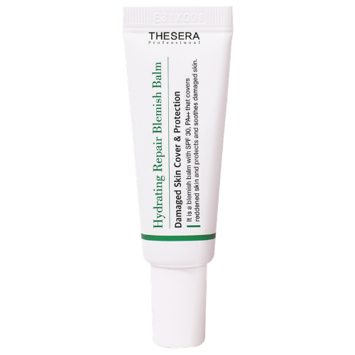 "THESERA" drėkinamasis kremas su spalva ir SPF30 "HYDRATING REPAIR BLEMISH BALM", ŠVIESUS, 10 ML