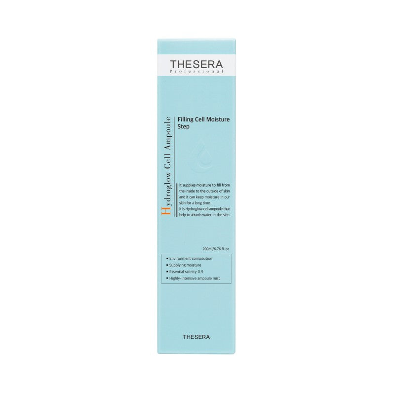 "THESERA" drėkinamasis serumas/dulksna "HYDROGLOW CELL AMPOULE", 200 ML