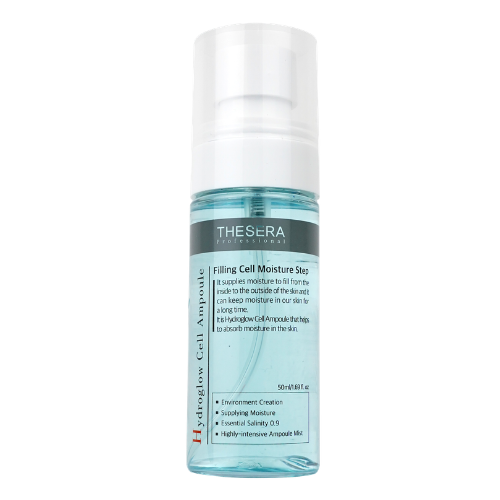 "THESERA" stipriai drėkinantis serumas/dulksna "HYDROGLOW CELL AMPOULE", 50 ML