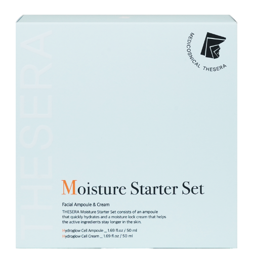 "THESERA" drėkinamasis rinkinys "MOISTURE STARTER", 50 ML + 50 ML