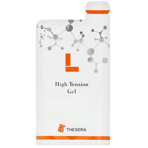 THESERA High Tension Gel – stangrinanti gelinė kaukė brandžiai odai su vario tripeptidu-1 ir alantoinu. Glotnesnei odos išvaizdai. Karale.lt