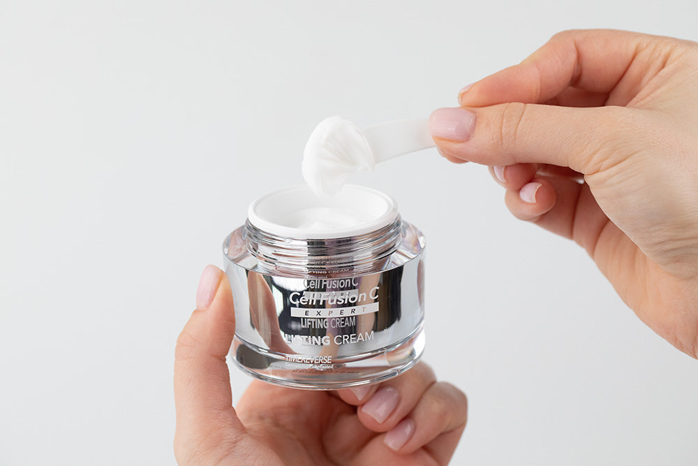 Cell Fusion C Expert Timereverse Lifting Cream stangrinantis veido kremas su peptidais
