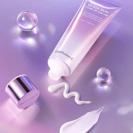 CELL FUSION C VEIDO KREMAS ODOS SPINDESIUI "GLASS SKIN TONE-UP CREAM", 50 ML